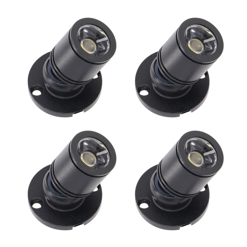 Tbest 4 Pack LED Display Headlights, 5V Dimmable USB Mini