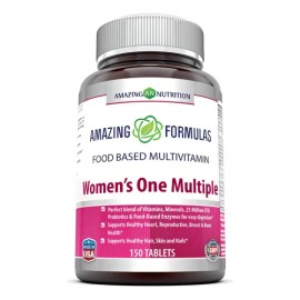 Amazing Formulas Womens One Multiple 150 Tabletas  Suplemento Diettico Multivitamnico Completo para Mujeres, Apoya la Salud sea, Salud Inmunolgica,...