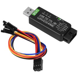 YELUFT Industrial USB to TTL Adapter, USB to UART Serial Converter with Original FT232RNL Onboard & Multi Protection Circuits Support Win7/8/8.1/10/11, Mac, Linux, Android, Wince