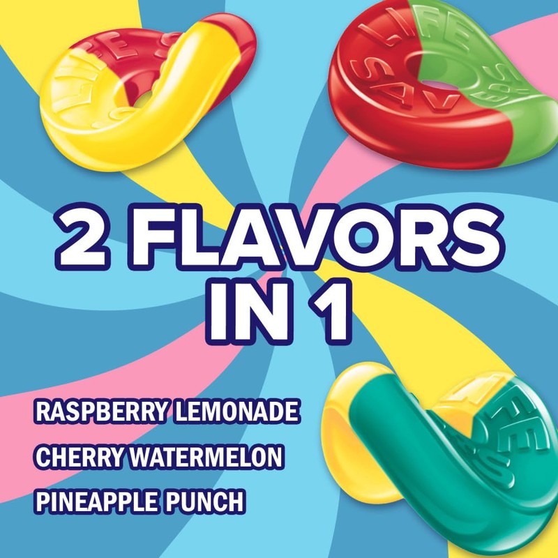 Life Savers Gummies Collisions 2 Flavors in 1 Soft Chewy