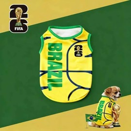 Playera para Perro con diseño Oficial FIFA – Brasil – Talla XL