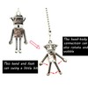Hyamass 12 inch Antenna Robot Charm Pendant Ceiling Fan Danglers