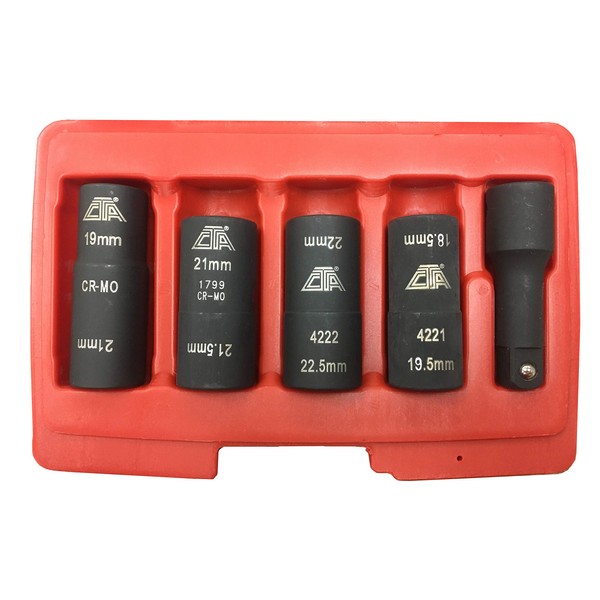 CTA Tools 1463 Flip Socket Set (5 Piece), 1 Pack, 22mm X 24mm