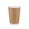 WESIRI 50 Pack 12 oz Disposable Paper Coffee Cups, Disposable Paper Coffee Cup with Lids, and Stirrers, Hot/Cold Beverage Drinking Cup for Water, Juice or Tea, Suitable for Home, Shops and Cafes