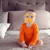 Kavoc Orange Mustache and Eyebrows for Kids Self Adhesive Fake