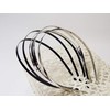 2 Colors 20 Pcs Set Headband Hardware 5mm Silver &