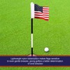 Oudain 6 Pcs Golf Flag with Tube Inserted Waterproof Putting