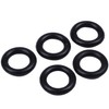 400 Pieces Black Nitrile Rubber O Ring Seals Washers 12