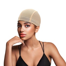 TouchUps Mesh Dome Wig Cap For Wig Making Stretchable Dome Lace Front Wig Cap For Women Sew-In Ready