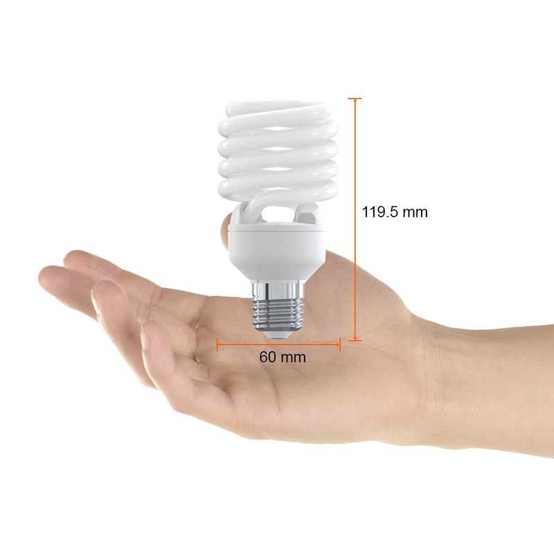 Tecnolite - Foco Fluorescente 26 W, Luz de Día, Base