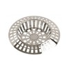 2 X Small Chrome Plated Sink Strainer Filter Hair Trap