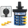 KEYMOO 40A Rotary Changeover Switch, 660V 3 Position 3 Phase
