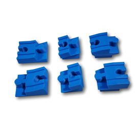 SpeedFreakCNC 6pc Duplo to Brio Compatible Bridges & Hills Adapter Set