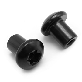 DUZFOREI 4PCS Car Door Hinge Nut, Door Hinge Nuts, Replacement Screws, Replacement for Wrangler JK, JL 2007-2020, Black