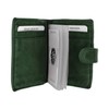 Bear Design Small Men's Leather Wallet with RFID Protection Case,