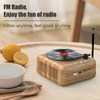 Fdit Vinyl Record Player Style Bluetooth Speaker, Old Fashioned Classic