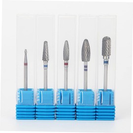 Beavorty Tungsten Steel Nail Grinding Head Drill Bit Tools for Nail Art Machine and Removing Dead Skin