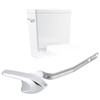 Left Toilet Handle Replacement Trip Lever Compatible with Kohler 87115-CP