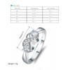 Urn Ring for Ashes for Women Mom Infinity Ring Holds