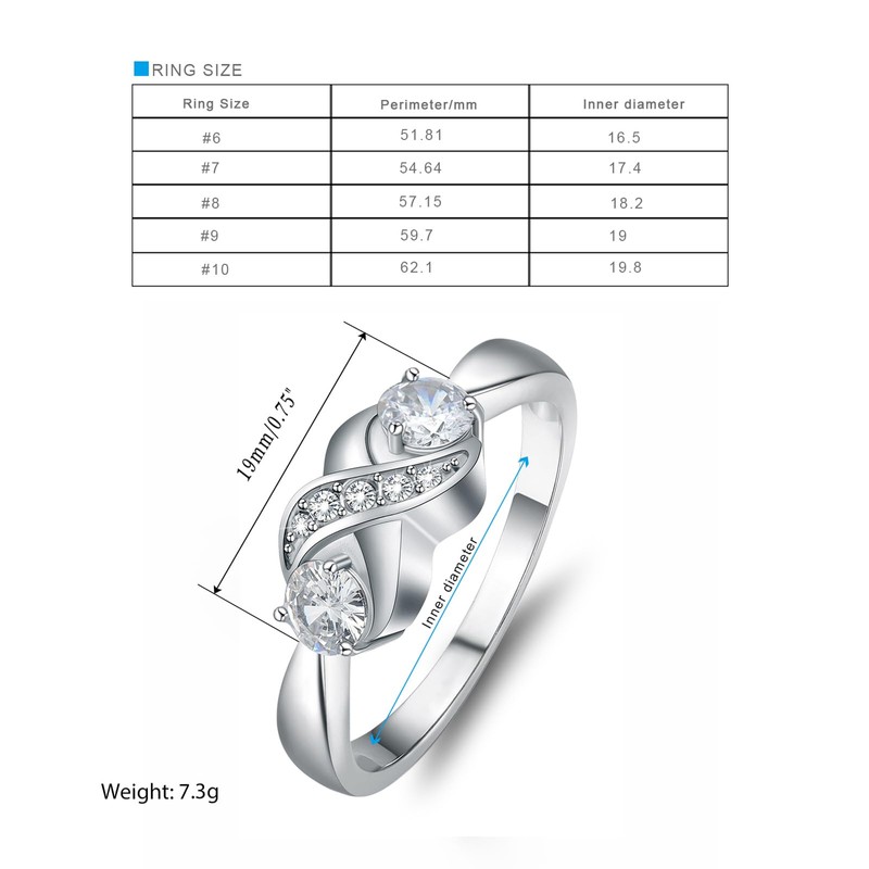 Urn Ring for Ashes for Women Mom Infinity Ring Holds