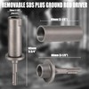 Vearter SDS Plus Ground Rod Driver for 5/8" Grounding Rod,