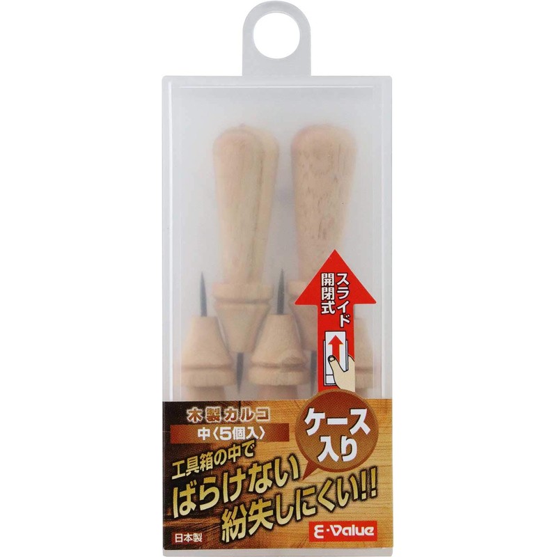 E-Value Wooden Calco Medium, Pack of 5