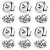 Catinee14K Earring Backs,6 Pairs 925 Sterling Silver Earring Backs for