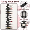 IBUYKE Wall Mounted Wine Rack 12 Bottle,Metal Wine Bottle Holder