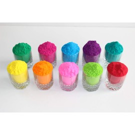Holi Color Powder 10 Pack Plus 2 Bonus Packs.Total 12 Packs 70 Grams Each. Premium Colors 10 Colors and 2 Bonus Packs for Color Throw, Photography, Holi Celebrations,Running Events