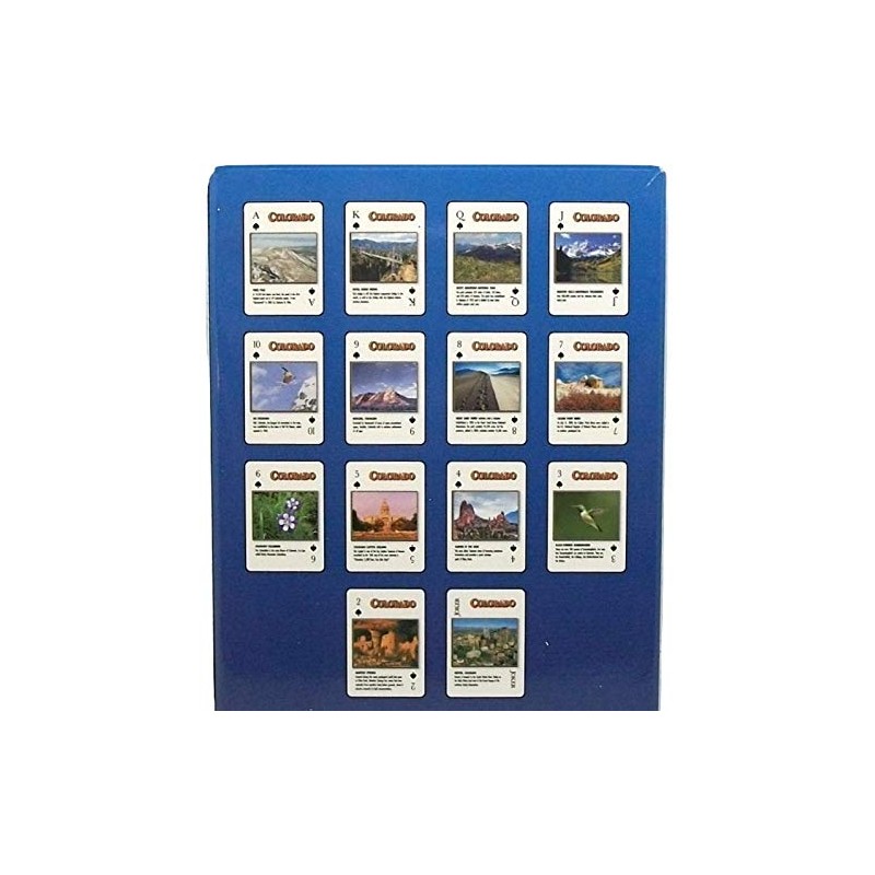 Saddle Mountain Souvenir Colorado Souvenir Playing Cards - Modern Travel