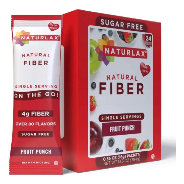 Naturlax Psyllium Husk Fibra Sin Azúcar 24 Sobres