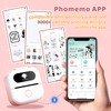 Phomemo Sticker Printer - Y02C Mini Pocket Sticker Printer,Portable Thermal
