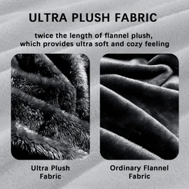 Whale Flotilla Cuddly Fluffy Blanket, Warm Fleece Blanket / Sofa Blanket / Couch Blanket - Super Soft and Cuddly, 150 x 200 cm, Tail