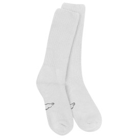 World's Softest Men's/Women's Classic Collection Crew Socks, WHITE, M8.5-12/W9-12.5