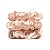 Michooyel 3Pack Silk Scrunchies For Hair Mulberry Silk 16 Momme