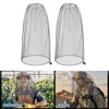 Snblzhef 2 Pack Mosquito Head Net Mesh with Drawstring, Bug