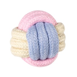 Rope Ball Toy | Puppy Rope Toys for Teething | Dog Knot Ball Rope Toys, Dogs Teething Chew Cotton Toy, Comfortable Cotton Chew Knot Ball for Teeth Cleaning