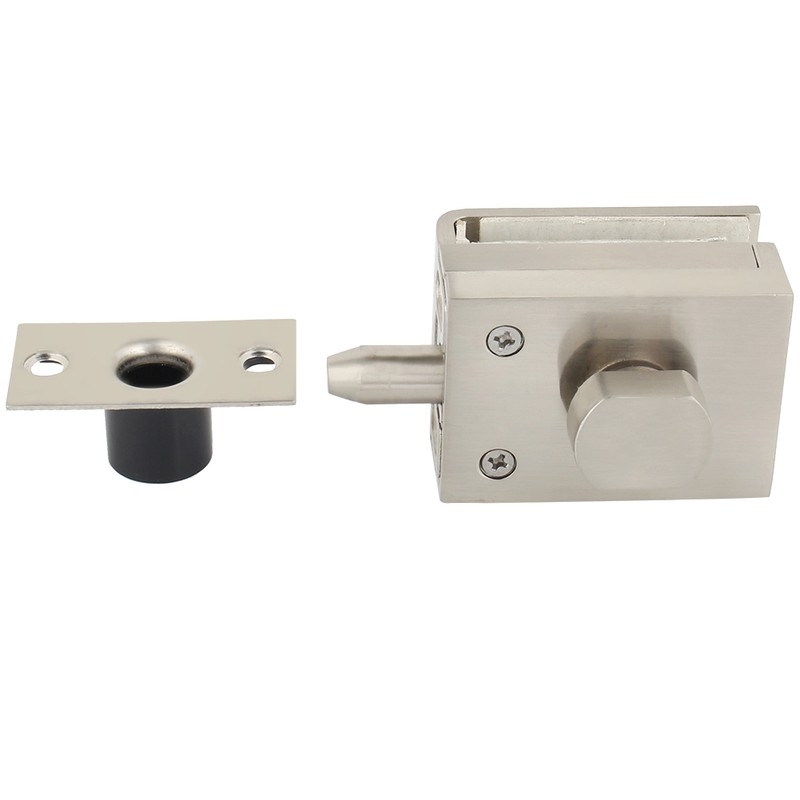 Glass Door Bolt Lock Latch Rotary Knob for Home Hotel