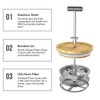 StramperPress| French Press coffee maker | HourGlass Timer| Coffee Press|