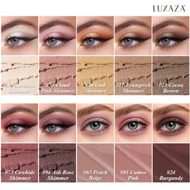 LUXAZA PRO 10PCS Eyeshadow Stick,Shimmer And Matte Brown Metallic Cream Eyeshadow Pencil Crayon with Smudge-proof & Waterproof,Eye Brightener Stick - Life's Surprise
