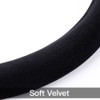 OTOSTAR Soft Velvet Steering Wheel Cover, Universal Luxury Steering Wheel