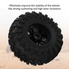 4Pcs RC Wheels And Tires Set 125mm Front Rearwheels with
