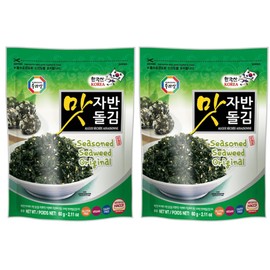 Surasang Korean Seasoned Seaweed Flakes 60g (Pack of 2) - Crispy, Flavourful Snack & Topping - Perfect for Rice, Salads, and Soups