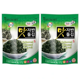 Surasang Korean Seasoned Seaweed Flakes 60g (Pack of 2) - Crispy, Flavourful Snack & Topping - Perfect for Rice, Salads, and Soups