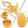 3D Printed Dragon Eggs with Articulated Fly Dragon Inside, Collectible