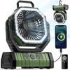 VOSFEEL Camping Fan - 20000mAh Battery Powered Fan Rechargeable with