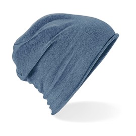 GIDUTEX Beanie Slouch Lightweight and Soft Hat Unisex, Denim Blue