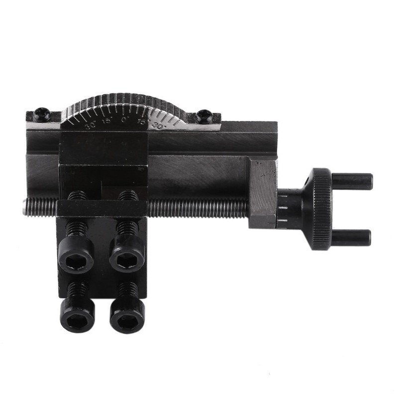 30 Degree Rotatable Mini Lathe Tool Holder Accessory, Tungsten Steel,