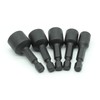 TEMO 5 pc Impact Ready Nut Driver Magnetic Nutsetter Set