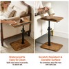 Relahous 360° Swivel TV Tray Table with 0-90° Tilt Top,